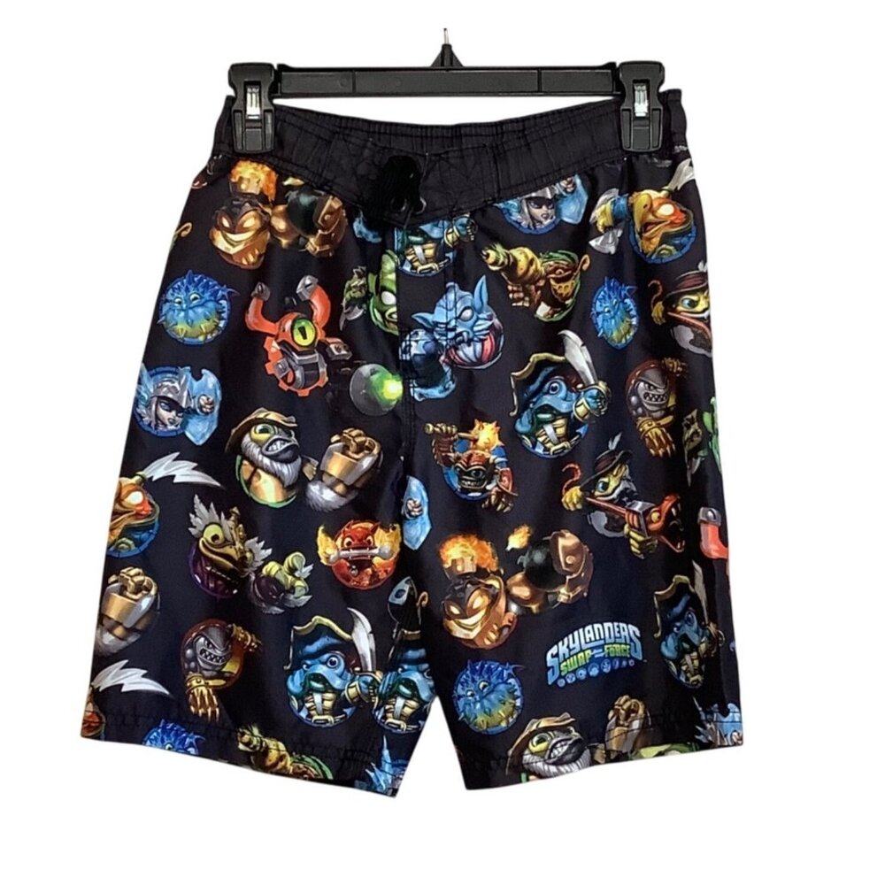 Skylanders Swap Force Boys Swim Trunks Medium Elastic Waist Mesh Lining